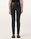 Cora High-Rise Faux Leggings