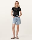 Karma Crochet Stevie Slim Fit T-Shirt