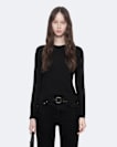Kira Wool-Blend Long-Sleeve T-Shirt