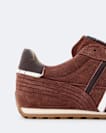 Liam Leather And Suede Low-Top Trainers
