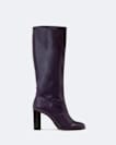 Marisa Leather Heeled Knee-High Boots