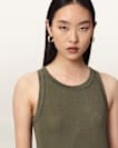 Rina Crew Neck Sleeveless Tank Top