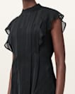 Fleur Textured Asymmetric Hem Dress