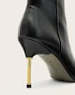 Natasha Pointed Zip Up Leather Boots
