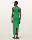 Katarina Boat Neck Slim Fit Maxi Dress