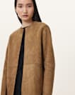 Selby 2-In-1 Reversible Suede Mac Coat