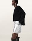 Renai Leather Mini Skirt