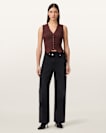 Cruz Ribbed Knitted Waistcoat