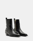 Bazely Pointed Toe Leather Boots
