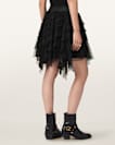 Jayde Ruffled Tulle Mini Skirt