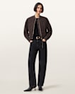 Orten Suede Bomber Jacket