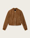Orten Suede Bomber Jacket