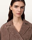 Ophelia Cropped Suede Jacket