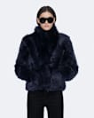 Tosca Long-Hair Shearling Coat