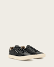 Underground Leather Low Top Trainers