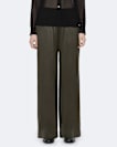 Lycia Elasticated Crepe Wide-Leg Trousers