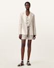Averie Relaxed Fit Linen Blazer