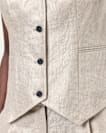 Averie Relaxed Fit Linen Waistcoat