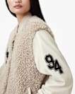 Valerie Shearling Patch Jacket