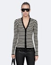 Wool-blend Breton cardigan