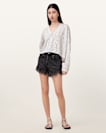 Misha Logo Jacquard V-Neck Jumper