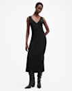 Izabela Embellished Mesh Maxi Dress
