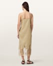 Samia Linen Lace Midi Dress