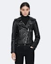 Errie Leather Biker Jacket