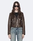 Errie Leather Biker Jacket