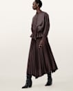 Sofi Drawstring Leather Bomber Jacket