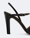 Lila Ankle-Strap Leather Heeled Sandals