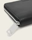 Lena Hex Zip Up Leather Wallet