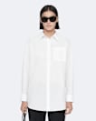 Oversized cotton poplin shirt