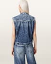 Mav Studded Denim Waistcoat