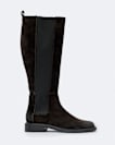 Suede knee high boots