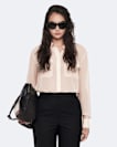 Sheer military shirt