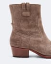Jura Suede Zip-Up Dress Boots