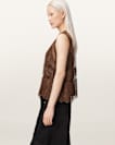 Clara Lace Trim Sleeveless Top
