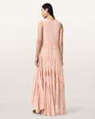 Dorina Sleeveless Ruched Maxi Dress