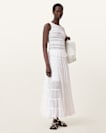 Marion Shirred Sleeveless Top