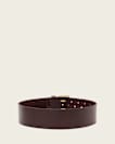 Leo Leather Wide Belt