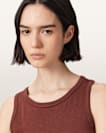 Katarina Boat Neck Slim Fit Tank Top