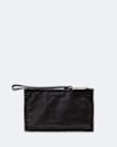 Siloh Pinked Edge Small Leather Pouch