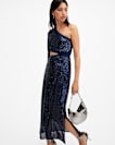 Daisy Topaz Sequin Cut Out Maxi Dress