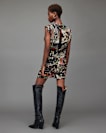 Hali Gene Butterfly Print Mini Dress