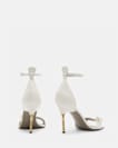 Betty Square Toe Leather Heeled Sandals