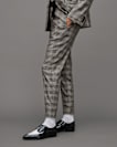 Bea Woven Checked Skinny Fit Trousers
