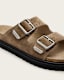 Randal Buckled Suede Sandals