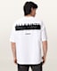 Redact Oversized Embroidered Logo T-Shirt