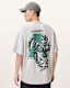 Caduceus Oversized Graphic Printed T-Shirt